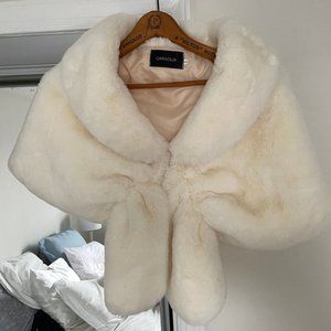 Caracilia Faux Fur Cowl - Perfect for a Winter Wedding or Event